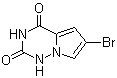 6-Bromopyrrolo[2,1-f][1,2,4]triazine-2,4(1H,3H)-dione molecular structure (CAS 1201784-90-8)