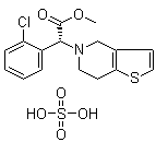 structure of CAS# 120202-71-3, (R)-Clopidogrel bisulfate