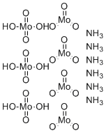 CAS # 12027-67-7, Hexaammonium molybdate, Dihydroxy(dioxo)molybdenum - trioxomolybdenum ammoniate (3:4:6)