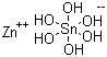 Zinc hexahydroxystannate molecular structure (CAS 12027-96-2)