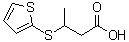 CAS # 120279-20-1, 3-(2-Thienylthio)butanoic acid