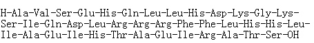 structure of CAS# 120298-73-9, Human parathyroid hormone-related peptide(1-40)