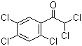 2,2,2',4',5'-五氯苯乙酮分子结构 (CAS 1203-86-7)