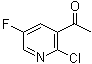 structure of CAS# 1203499-12-0, 1-(2-Chloro-5-fluoro-3-pyridinyl)ethanone