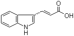 structure of CAS# 1204-06-4, 3-Indoleacrylic acid