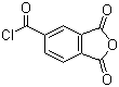 structure of CAS# 1204-28-0, 4-Chloroformylphthalic anhydride