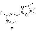 2,6-Difluoropyridine-4-boronic acid pinacol ester molecular structure (CAS 1204333-58-3)