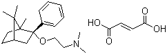 CAS # 120444-74-8, N,N-Dimethyl-2-[[(1R,2R,4R)-1,7,7-trimethyl-2-phenylbicyclo[2.2.1]hept-2-yl]oxy]ethanamine (2E)-2-butenedioate