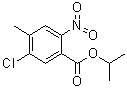 structure of CAS# 1204518-43-3, 5-Chloro-4-methyl-2-nitrobenzoic acid 1-methylethyl ester