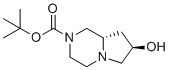 structure of CAS# 1204603-42-8, (7R,8aS)-叔-丁基7-羟基六氢吡咯并[1,2-a]吡嗪-2(1H)-羧酸酯