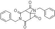 CAS # 120482-81-7, 9,9-Dimethyl-3,7-bis(phenylmethyl)-3,7-diazabicyclo[3.3.1]nonane-2,4,6,8-tetrone