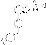 structure of CAS# 1206161-97-8, Filgotinib