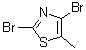 structure of CAS# 1206708-88-4, 2,4-Dibromo-5-methylthiazole