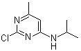 structure of CAS# 1207424-55-2, 2-Chloro-6-methyl-N-(1-methylethyl)-4-pyrimidinamine