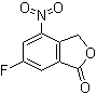 structure of CAS# 1207453-90-4, 6-Fluoro-4-nitroisobenzofuran-1(3H)-one