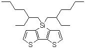 structure of CAS# 1207627-85-7, 4,4-Bis(2-ethylhexyl)-4H-silolo[3,2-b:4,5-b']dithiophene