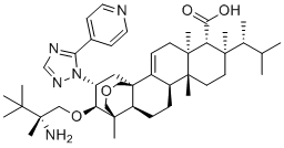 structure of CAS# 1207753-03-4, Ibrexafungerp