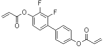 2-Propenoic acid 1,1'-(2,3-difluoro[1,1'-biphenyl]-4,4'-diyl) ester molecular structure (CAS 1207761-79-2)