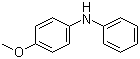 N-(4-甲氧基苯基)苯胺分子结构 (CAS 1208-86-2)