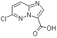 structure of CAS# 1208084-53-0, 6-Chloroimidazo[1,2-b]pyridazine-3-carboxylic acid
