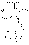 CAS 登录号：1208985-60-7, (乙腈)(2,9-二甲基-1,10-菲咯啉)银三氟甲烷磺酸盐