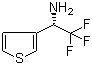 (alphaS)-alpha-(三氟甲基)-3-噻吩甲胺分子结构 (CAS 1209050-27-0)