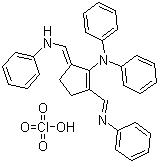 CAS 登录号：120929-15-9, N-苯基-N-[5-[(苯基氨基)亚甲基]-2-[(苯基亚氨基)甲基]-1-环戊烯-1-基]苯胺高氯酸盐