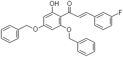 CAS 登录号：120980-17-8, 3-(3-氟苯基)-1-[2-羟基-4,6-(二苯甲氧基)苯基]-2-丙烯-1-酮