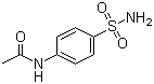 对乙酰胺基苯磺酰胺分子结构 (CAS 121-61-9)