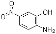 2-氨基-5-硝基苯酚分子结构 (CAS 121-88-0)