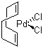 structure of CAS# 12107-56-1, Dichloro(1,5-cyclooctadiene)palladium(II)