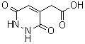 structure of CAS# 121073-74-3, 1,2,3,6-Tetrahydro-3,6-dioxo-4-pyridazineacetic acid