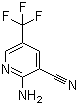 CAS 登录号：1211514-97-4, 2-氨基-5-(三氟甲基)-3-吡啶甲腈