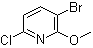 structure of CAS# 1211526-62-3, 3-Bromo-6-chloro-2-methoxypyridine