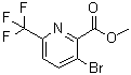 CAS 登录号：1211538-62-3, 3-溴-6-(三氟甲基)-2-吡啶羧酸甲酯