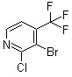 CAS 登录号：1211588-39-4, 3-溴-2-氯-4-(三氟甲基)-吡啶