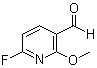 6-Fluoro-2-methoxy-3-pyridinecarboxaldehyde molecular structure (CAS 1211588-41-8)