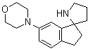 CAS 登录号：1211593-72-4, 2,3-二氢-6-(4-吗啉基)-螺[1H-茚-1,2'-吡咯烷]