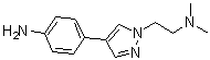 CAS 登录号：1211596-08-5, 4-(4-氨基苯基)-N,N-二甲基-1H-吡唑-1-乙胺
