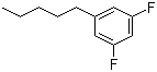 structure of CAS# 121219-25-8, 1,3-Difluoro-5-pentylbenzene