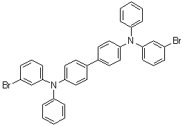 structure of CAS# 121246-40-0, N,N'-二(3-溴苯基)-N,N'-二苯基[1,1'-联苯]-4,4'-二胺
