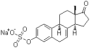 CAS # 12126-59-9, Conjugated Estrogens, Premarin, Sodium equilin sulfate, Sodium [(9S,13S,14S)-13-methyl-17-oxo-9,11,12,14,15,16-hexahydro-6H-cyclopenta[a]phenanthren-3-yl] sulfate