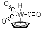 structure of CAS# 12128-26-6, Tricarbonyl(cyclopentadienyl)hydridotungsten