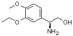 (betaS)-beta-Amino-3-ethoxy-4-methoxybenzeneethanol molecular structure (CAS 1213876-98-2)