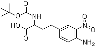 CAS # 1214179-85-7, 4-Amino-alpha-[[(tert-butoxy)carbonyl]amino]-3-nitrobenzenebutanoic acid