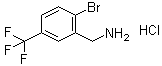 CAS 登录号：1214331-01-7, 2-溴-5-(三氟甲基)苯甲胺盐酸盐