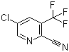 structure of CAS# 1214349-71-9, 5-氯-3-(三氟甲基)吡啶-2-甲腈
