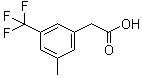 structure of CAS# 1214352-00-7, 3-Methyl-5-(trifluoromethyl)benzeneacetic acid