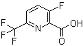 CAS 登录号：1214365-86-2, 3-氟-6-(三氟甲基)-2-吡啶羧酸