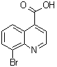 CAS 登录号：121490-67-3, 8-溴-4-喹啉羧酸